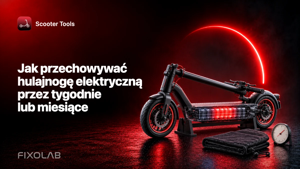 Jak przechowywać hulajnogę elektryczną przez tygodnie lub miesiące Jak przechowywać hulajnogę elektryczną przez tygodnie lub miesiące