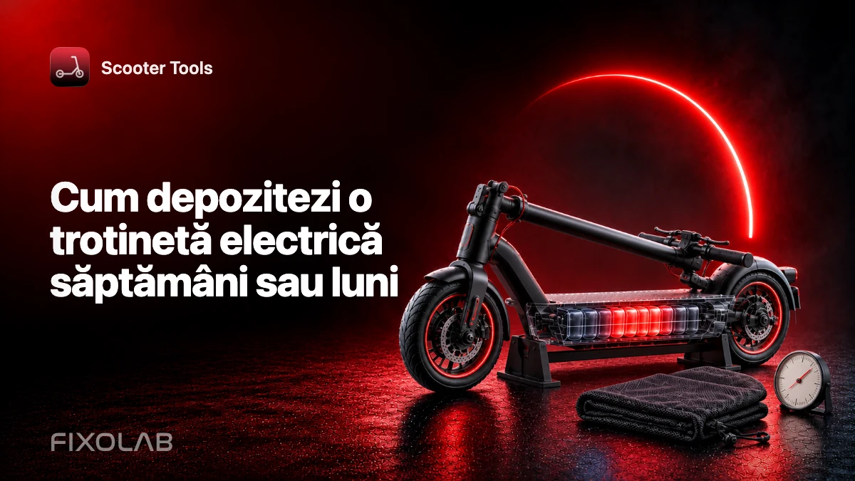 Cum depozitezi o trotinetă electrică săptămâni sau luni Cum depozitezi o trotinetă electrică săptămâni sau luni