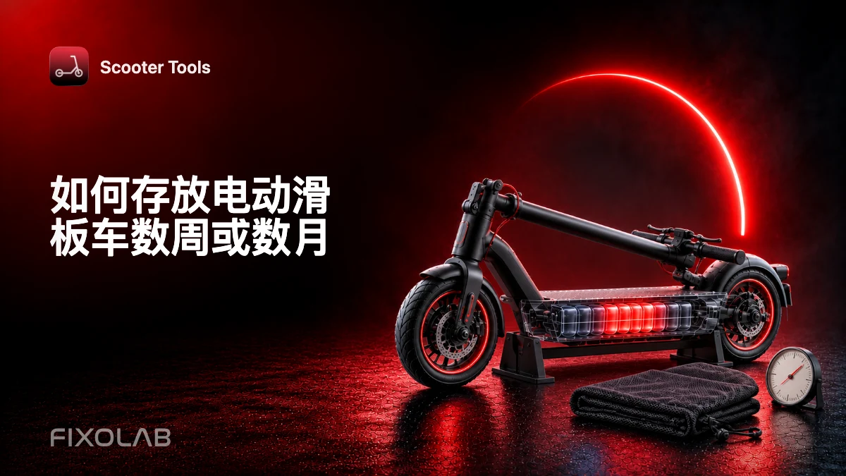 如何存放电动滑板车数周或数月 如何存放电动滑板车数周或数月