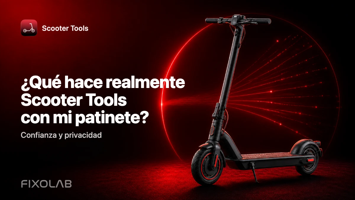 Qué hace (y qué no hace) Scooter Tools con tu patinete