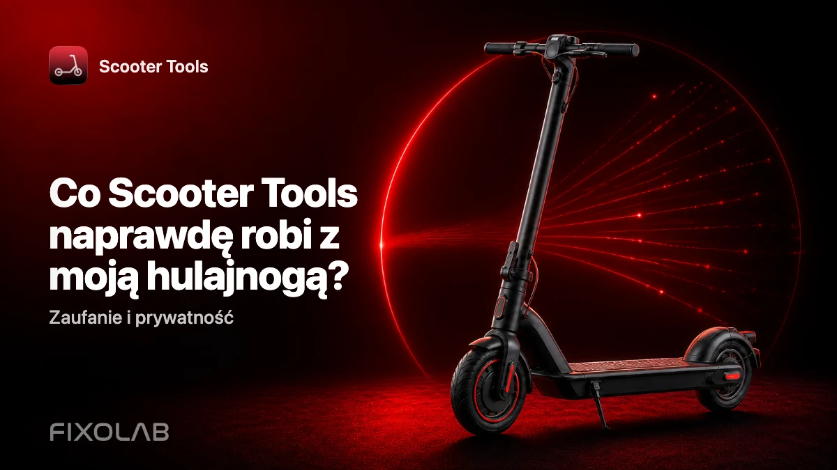 Co Scooter Tools robi (a czego nie robi) z Twoją hulajnogą