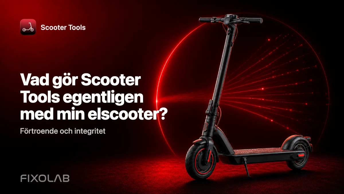 Vad Scooter Tools gör (och inte gör) med din elscooter