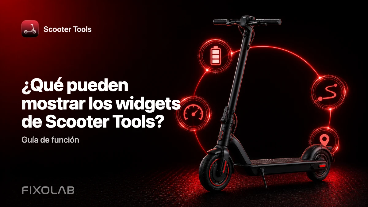 Widgets de pantalla de inicio y bloqueo: las estadísticas de tu patinete de un vistazo Widgets de pantalla de inicio y bloqueo: las estadísticas de tu patinete de un vistazo
