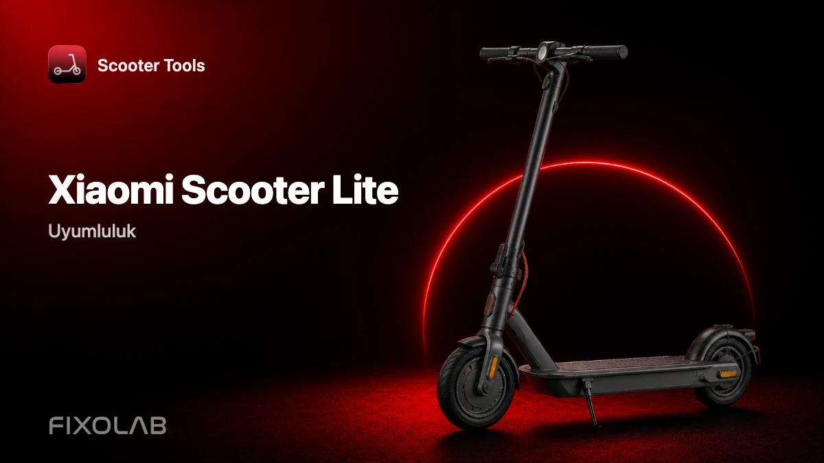 Xiaomi Mi Electric Scooter Lite (Almanya sürümü): Scooter Tools ile uyumluluk Xiaomi Mi Electric Scooter Lite (Almanya sürümü): Scooter Tools ile uyumluluk