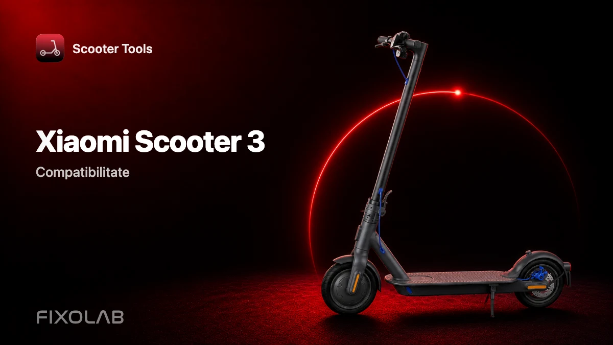 Xiaomi Mi Electric Scooter 3: compatibilitate cu Scooter Tools