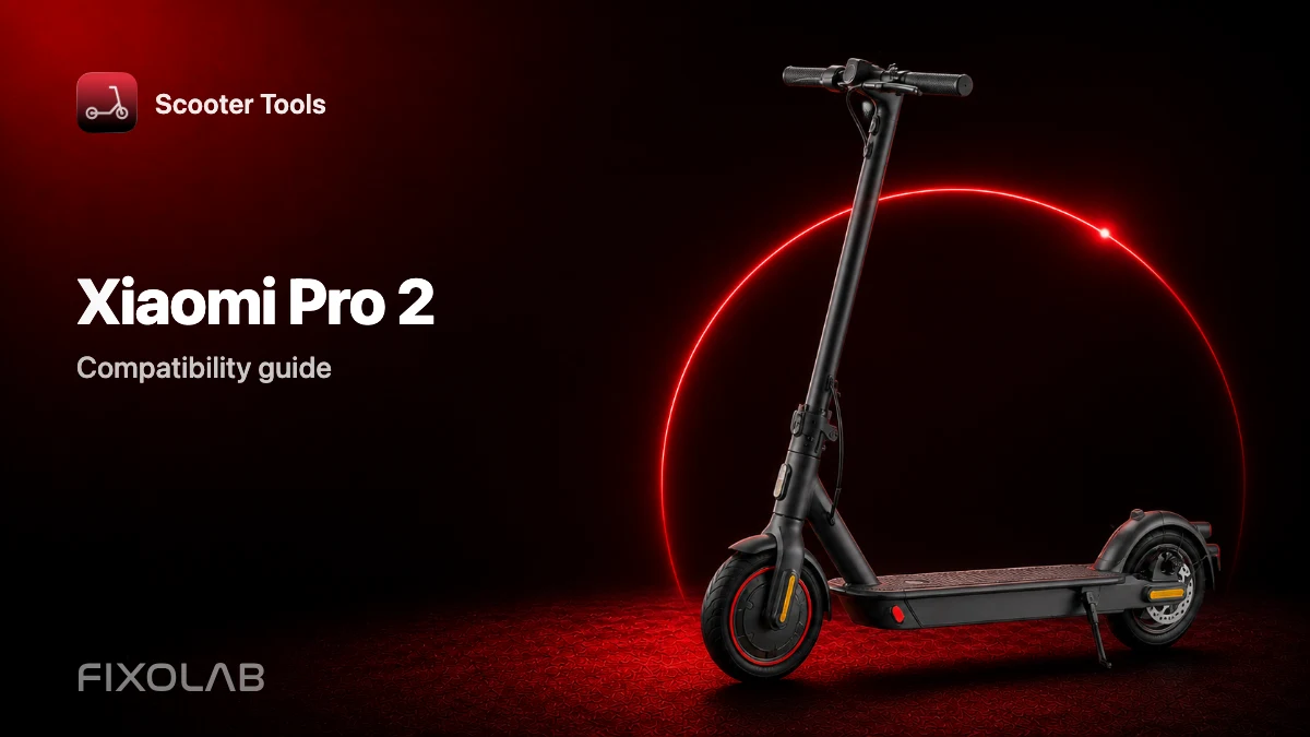 Xiaomi Mi Electric Scooter Pro 2: Compatibility With Scooter Tools