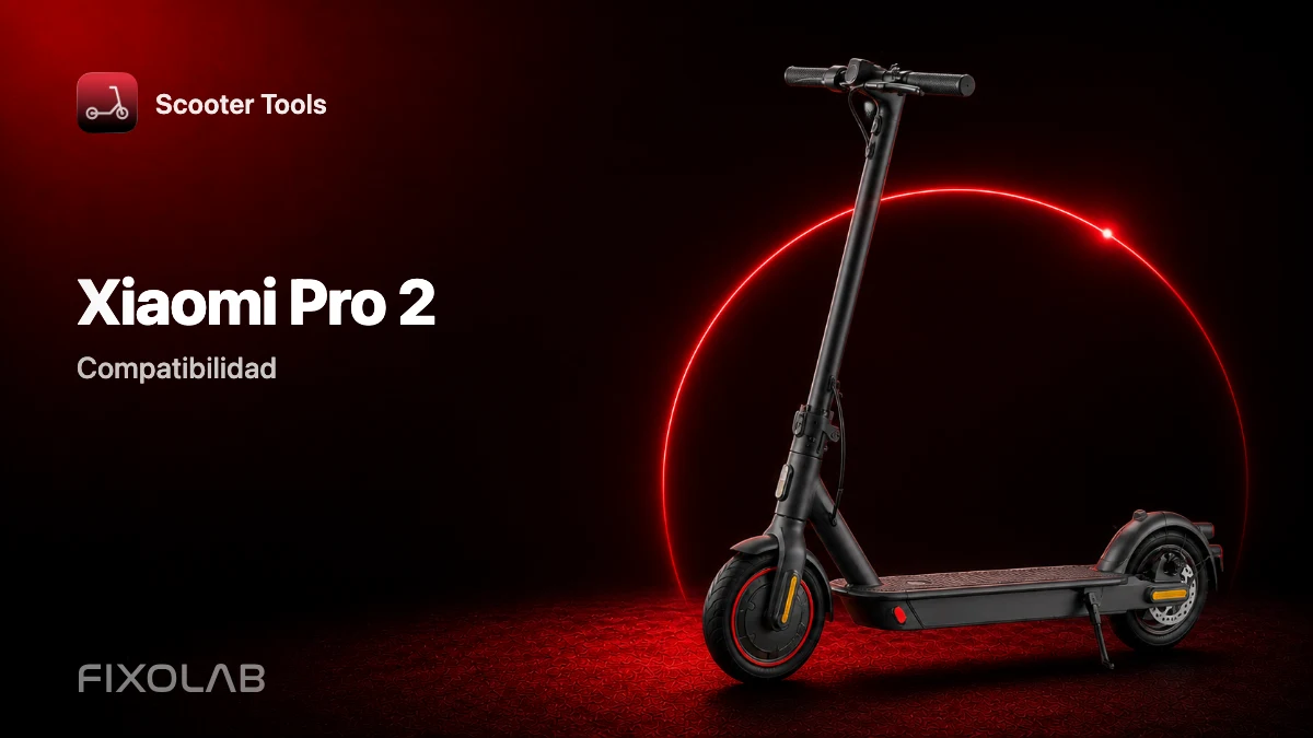 Xiaomi Mi Electric Scooter Pro 2: compatibilidad con Scooter Tools Xiaomi Mi Electric Scooter Pro 2: compatibilidad con Scooter Tools
