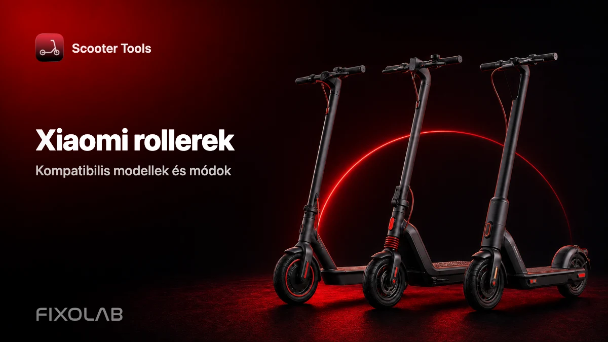 Scooter Tools-kompatibilis Xiaomi rollerek: modellek és módok
