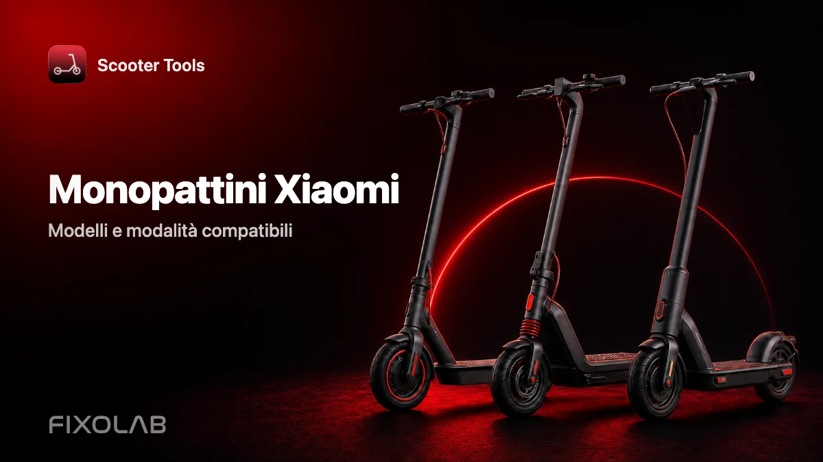 Monopattini Xiaomi compatibili con Scooter Tools: modelli e modalità Monopattini Xiaomi compatibili con Scooter Tools: modelli e modalità