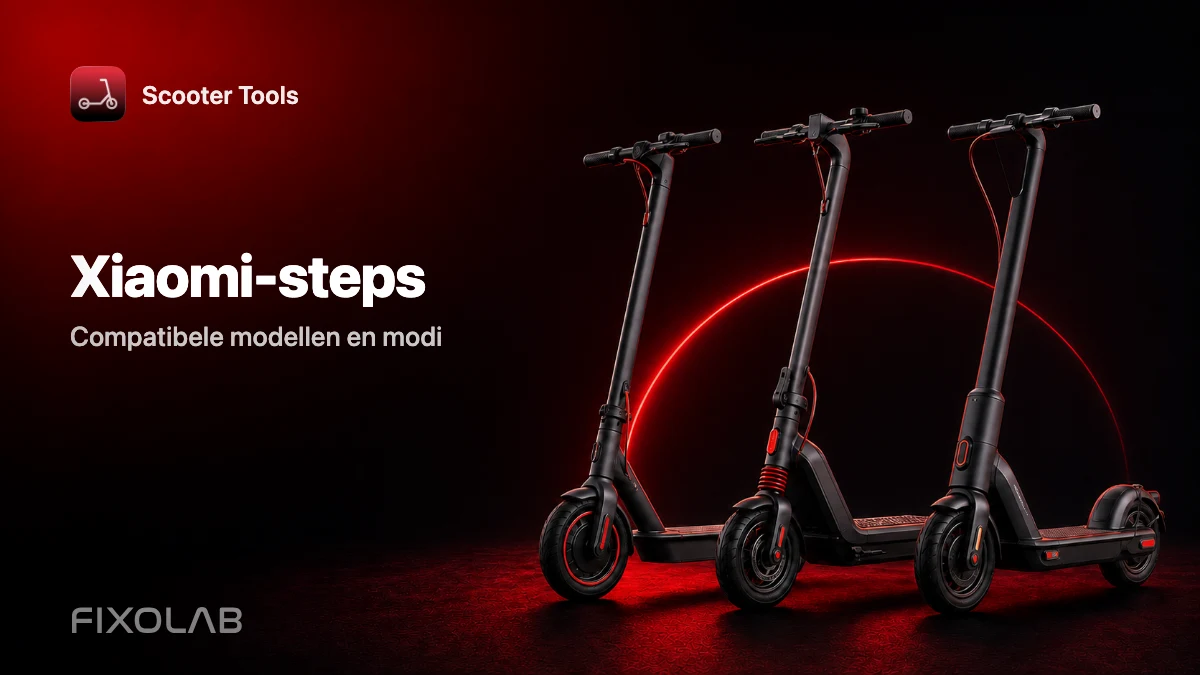 Xiaomi-steps compatibel met Scooter Tools: modellen en modi Xiaomi-steps compatibel met Scooter Tools: modellen en modi